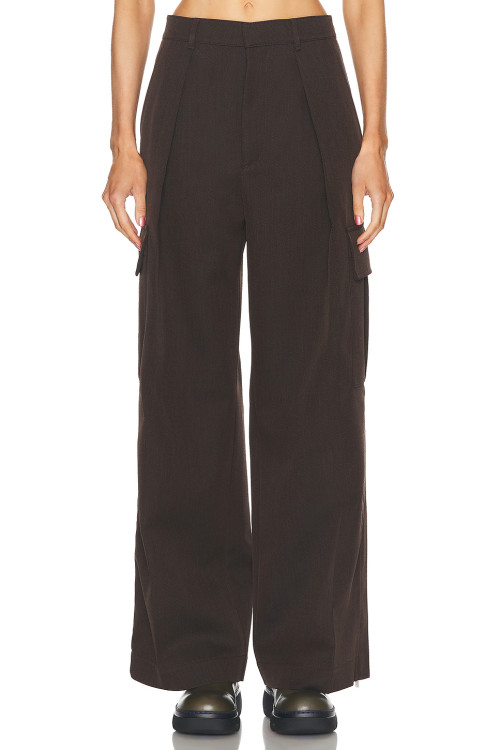 Hot sale Exquisite Fashionable High quality Side Pocket Straight leg Woman's Pants
