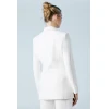 Woman's Blazer Double-breasted Hourglass silhouette Solid Color Formal Blazer