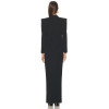 2025 New Design High quality Blazer style Side slit V neck Woman's Long Blazer Dress