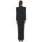 2025 New Design High quality Blazer style Side slit V neck Woman's Long Blazer Dress