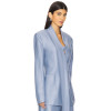 2025 New Design Fashionable V neck Slim High quality Elegant Light Customized Shiny Blazer