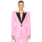 New Design Fashionable Ladies V neck Lightweight Shoulder pads High quality Blazer