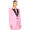 New Design Fashionable Ladies V neck Lightweight Shoulder pads High quality Blazer