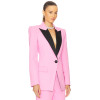 New Design Fashionable Ladies V neck Lightweight Shoulder pads High quality Blazer