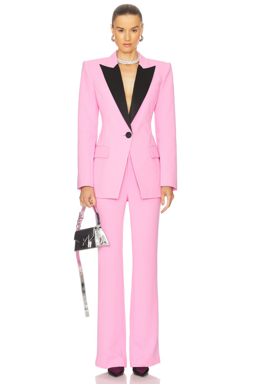 New Design Fashionable Ladies V neck Lightweight Shoulder pads High quality Blazer