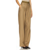 Effortless Elegant Wide Leg Belt Trims Double belts High quality Srtaight leg Woman's Leg