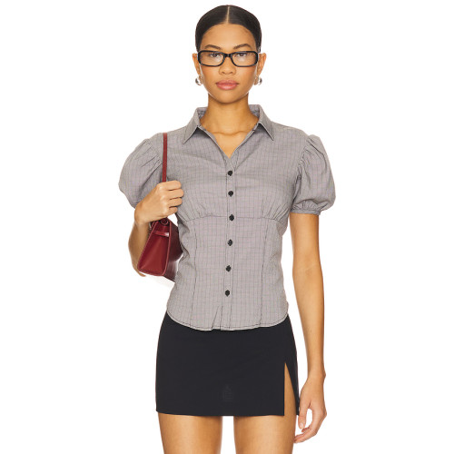 2025 New Design Hot sale T-shirt Bodycon Mini length Round neckline Woman's Top