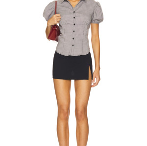 2025 New Design Hot sale T-shirt Bodycon Mini length Round neckline Woman's Top