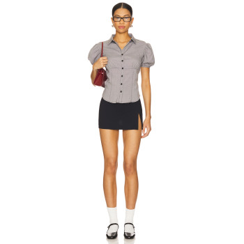 2025 New Design Hot sale T-shirt Bodycon Mini length Round neckline Woman's Top