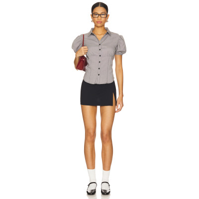 2025 New Design Hot sale T-shirt Bodycon Mini length Round neckline Woman's Top