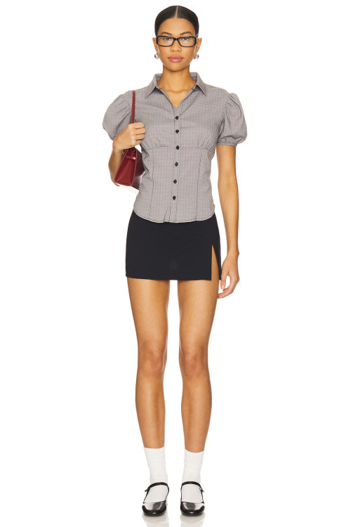 2025 New Design Hot sale T-shirt Bodycon Mini length Round neckline Woman's Top