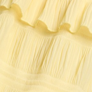 Sample Camisole Square Neckline Open Back Solid Color Tie-Strap Tiered Tank Top