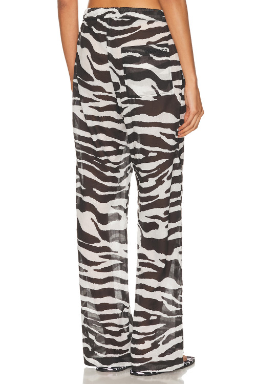 2025 Hot sale High quality Lightweight Straight Wide Leg Leopard print Woman's Pants