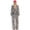 2025 Hot sale High quality Lightweight Straight Wide Leg Leopard print Woman's Pants