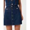Jacket Combines a Vintage Silhouette High-Waist Design A-Line Silhouette Short Skirt