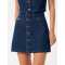 Jacket Combines a Vintage Silhouette High-Waist Design A-Line Silhouette Short Skirt