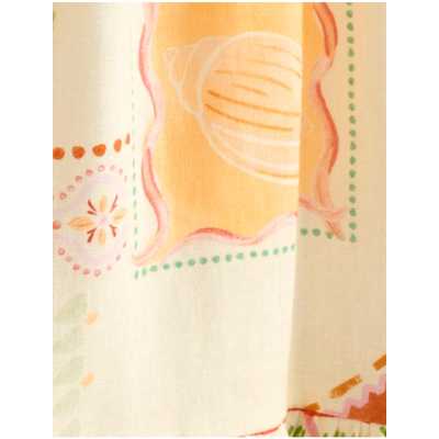 Cute Fashion Ruffle Sleeves V-Neckline Open Back Tie Knot At Back Casual Dress