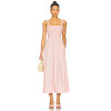 2025 Hot sale High quality Exquisite Square neck Camisole Elegant Sexy Woman's Midi Dress