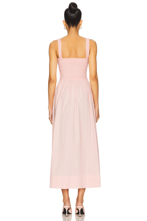 2025 Hot sale High quality Exquisite Square neck Camisole Elegant Sexy Woman's Midi Dress