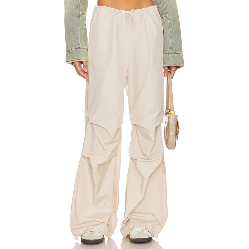 Hot sale Fashionable High quality High waist Adjustable Waist Belt Customized Ladies Pants