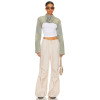 Hot sale Fashionable High quality High waist Adjustable Waist Belt Customized Ladies Pants
