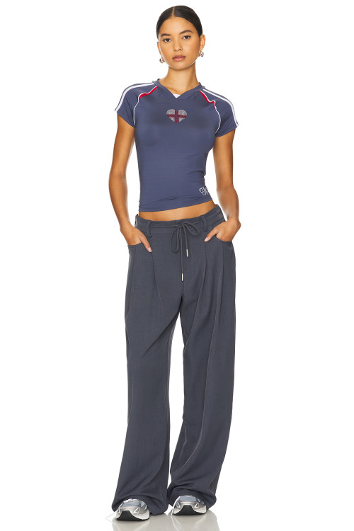 Custom Logo 2025 High quality Hot sale Adjustable Belt Trim Woman's Long Pants