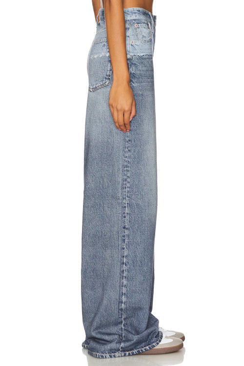 Fashionable 2025 High quality Denim Straight Wide leg Customized logo Woman's Maxi Pants
