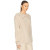 Casual Round Neckline Loose Slim Fit Plain One-Sided Long Sleeve Long Tops