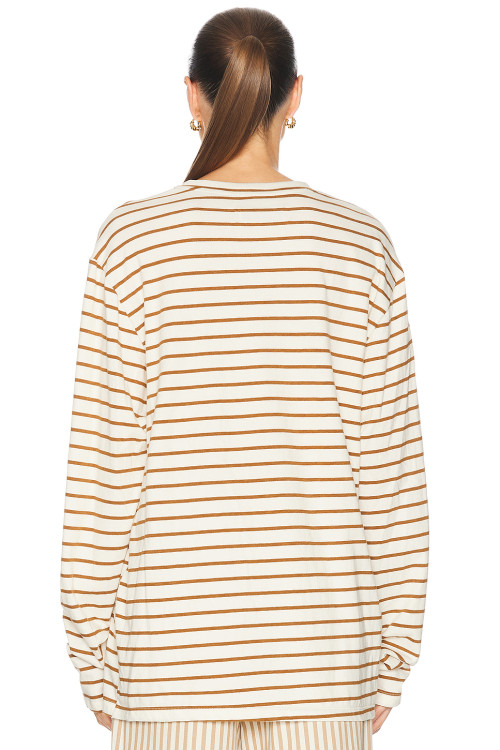 Casual Round Neckline Loose Slim Fit Plain One-Sided Long Sleeve Long Tops