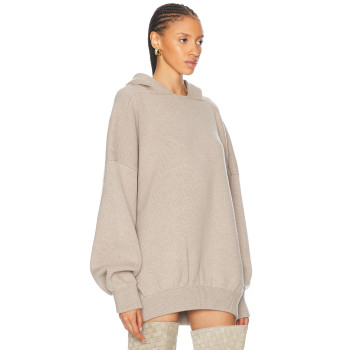 2025 Oversized Hot sale Fashionable Comfortble Soft Simple Knitted Casual Woman's Hoodies