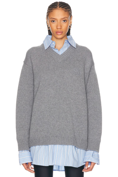 New style High quality Fashionable Comfortble Soft Simple Knitted Casual Woman's Sweater