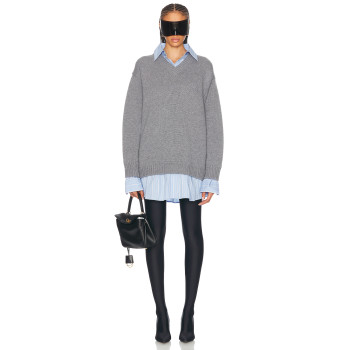 New style High quality Fashionable Comfortble Soft Simple Knitted Casual Woman's Sweater