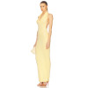 Customized 2025 Fashionable Halter v neck Open Back High quality Woman's Long Dress