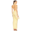 Customized 2025 Fashionable Halter v neck Open Back High quality Woman's Long Dress