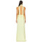 Exquisite High quality Sleeveless Backless Fashionable Halter Deep V neckline Woman's Dress