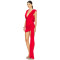 Customized High quality Hot sale Backless Red Boat neck Sexy Woman;s Mini Dress