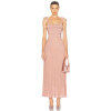 Exquisite High quality Sexy Elegant Camisole Deep Square Neck Woman's New style Long Dress