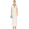 Fashionable Customized Stylish Denim Collar Light V neck Bodycon Elegant Woman's Dress