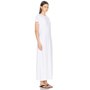 2025 Hot sale High quality Casual Leisure Round neckline Lightweight Woman's Maxi Dress