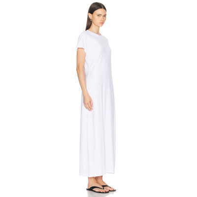2025 Hot sale High quality Casual Leisure Round neckline Lightweight Woman's Maxi Dress