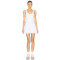 New Design Custom logo High quality Open back Bodycon Deep round neck Woman's Mini Dress