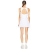 New Design Custom logo High quality Open back Bodycon Deep round neck Woman's Mini Dress