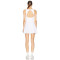 New Design Custom logo High quality Open back Bodycon Deep round neck Woman's Mini Dress