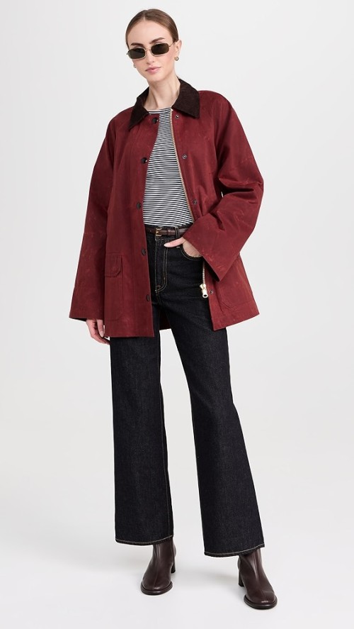 Fashion Casual  Collared Neck Welt And Flap Front Pockets Long Sleeve  Solid Color Coat