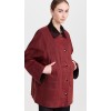 Fashion Casual Collared Neck Welt And Flap Front Pockets Long Sleeve Solid Color Coat