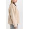 Fashion Collared Neck Slant Hip Pockets Long Sleeve  Solid Color Casual  Coat