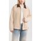 Fashion Collared Neck Slant Hip Pockets Long Sleeve  Solid Color Casual  Coat