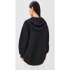 Casual Daily Hooded Neckline Two-Way Zip Closure Long Sleeve Solid Color Coat