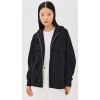 Casual Daily Hooded Neckline Two-Way Zip Closure Long Sleeve Solid Color Coat