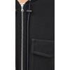 Casual Daily Hooded Neckline Two-Way Zip Closure Long Sleeve Solid Color Coat